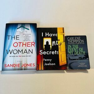 Book bundle‎ of 3 The Other Woman I Have No Secrets In The Event of My Death